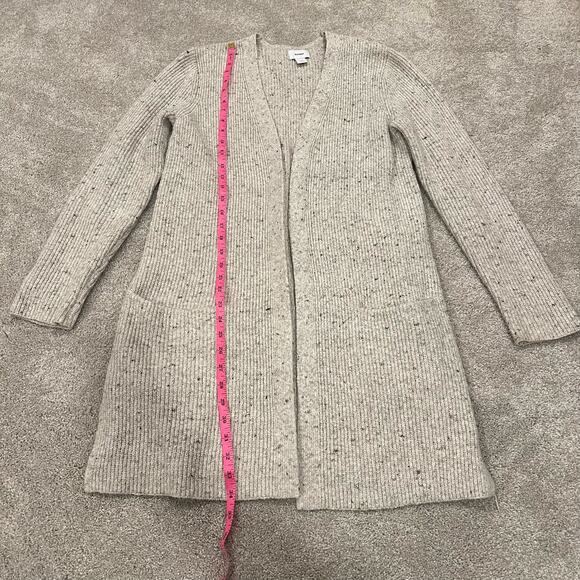 Old Navy Women's Tan Cotton Cardigan‎ Oversized Size Small - Picture 8 of 9